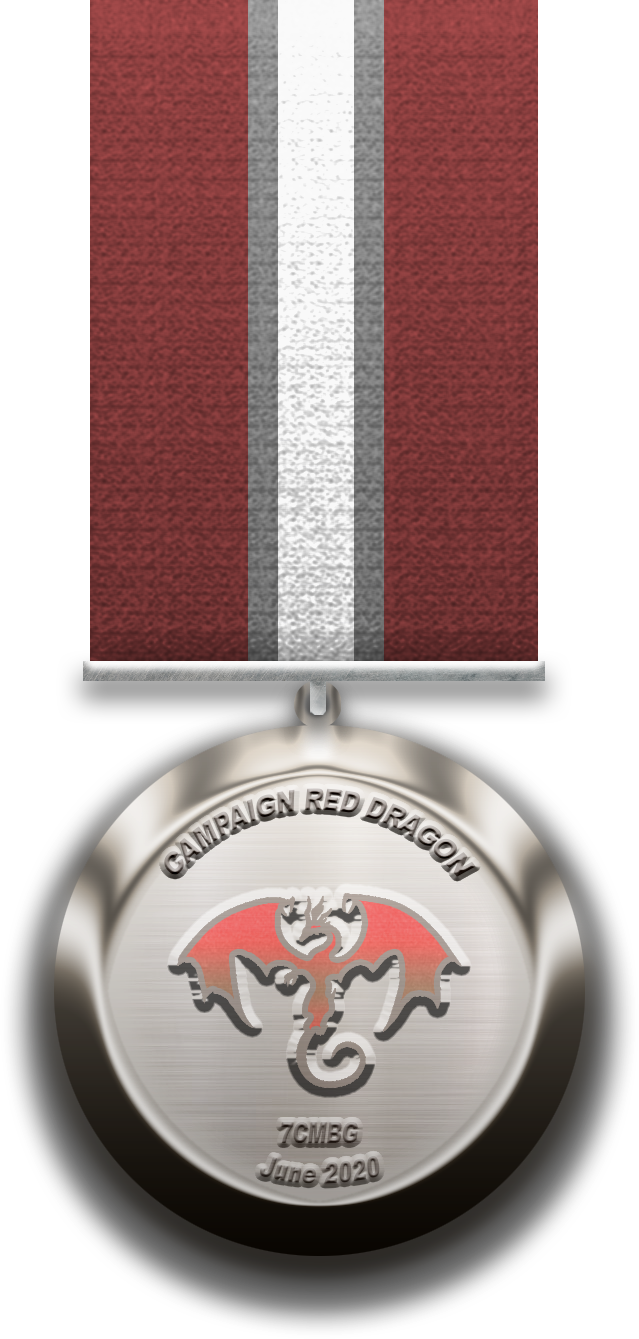red dragon medal