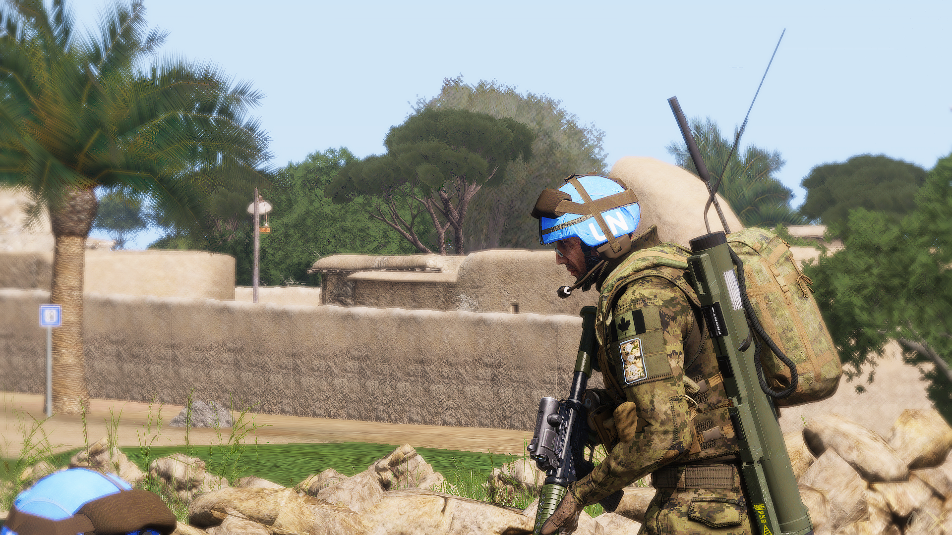 Canadian peacekeepers conduct patrols in the surrounding towns (FICTIONAL)